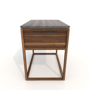 Burós Madera con plancha en Marmol